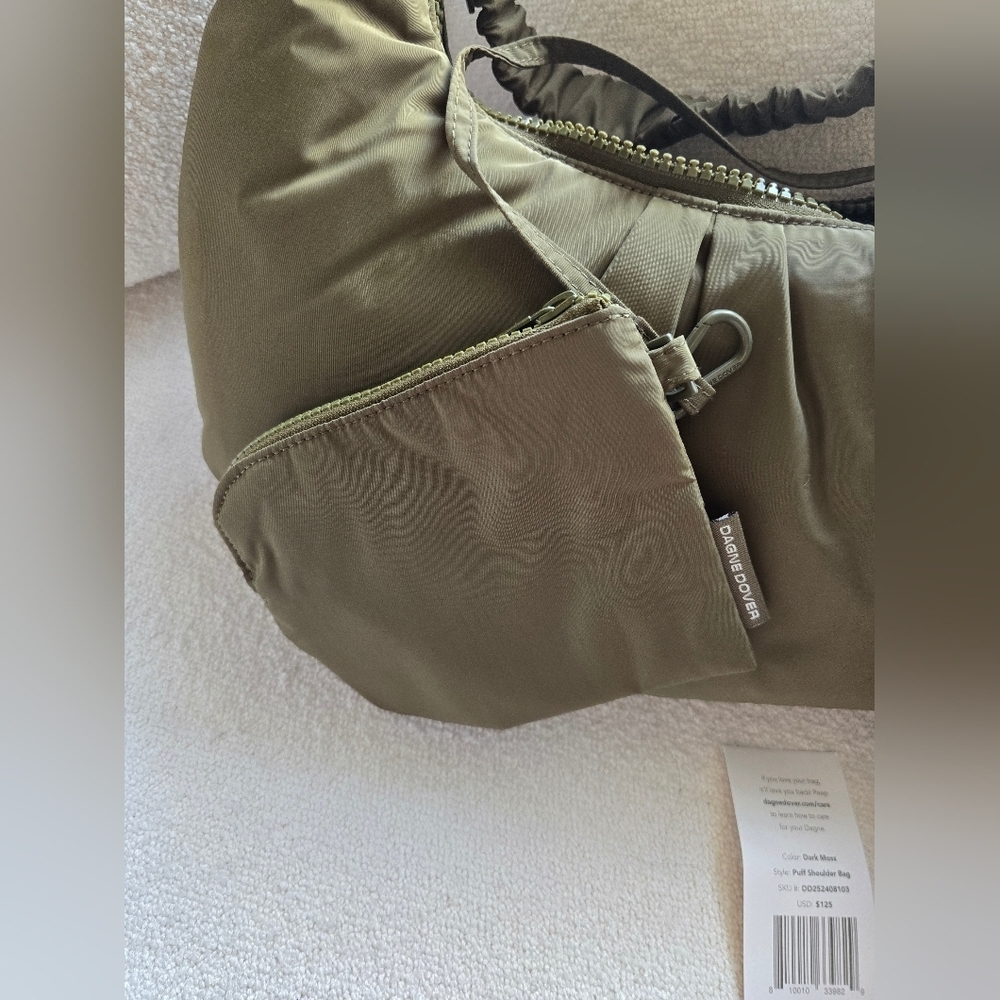 Dagne Dover, Rider Puff Shoulder Bag,  Dark Moss - Picture 7 of 11